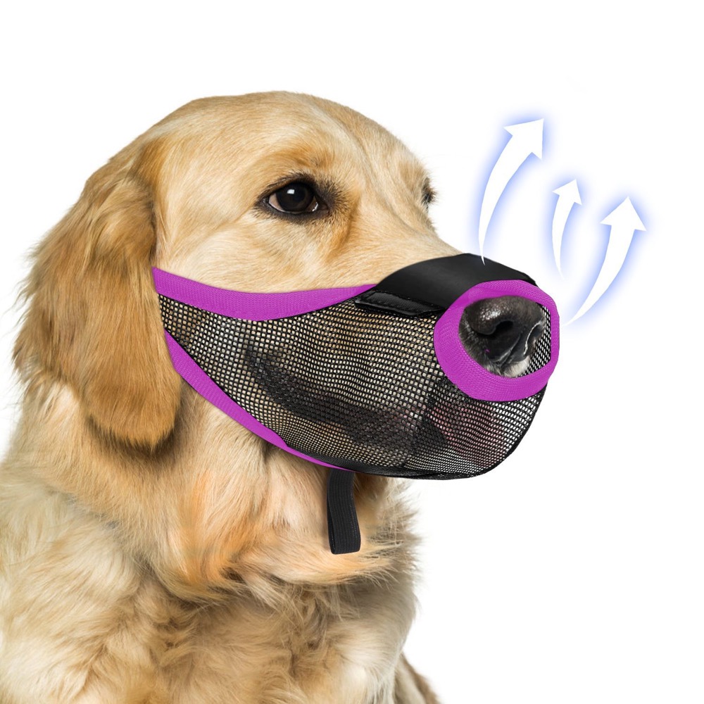 Massive Breathable Tender Air Mesh Heavy-Obligation Customized Coaching Canine Muzzle for Pets