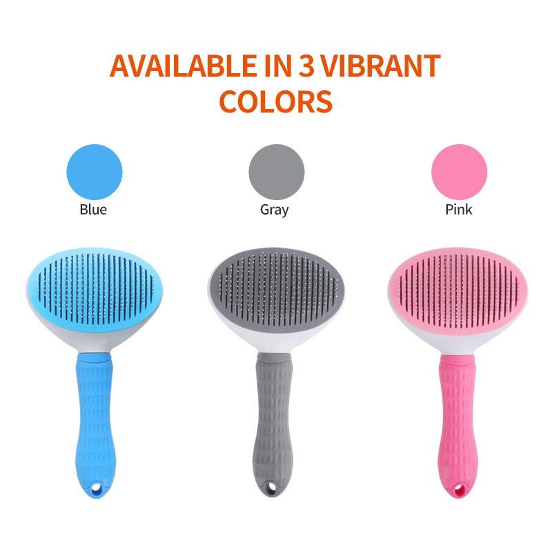 One-Contact Automated Hair Elimination Comb for Canines and Cats - Eco-Pleasant Plastic Pet Grooming Device at Nice Worth with Silicone Options