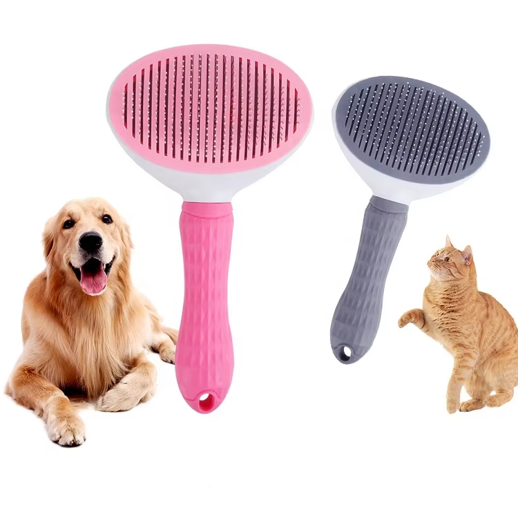 One-Contact Automated Hair Elimination Comb for Canines and Cats – Eco-Pleasant Plastic Pet Grooming Device at Nice Worth with Silicone Options