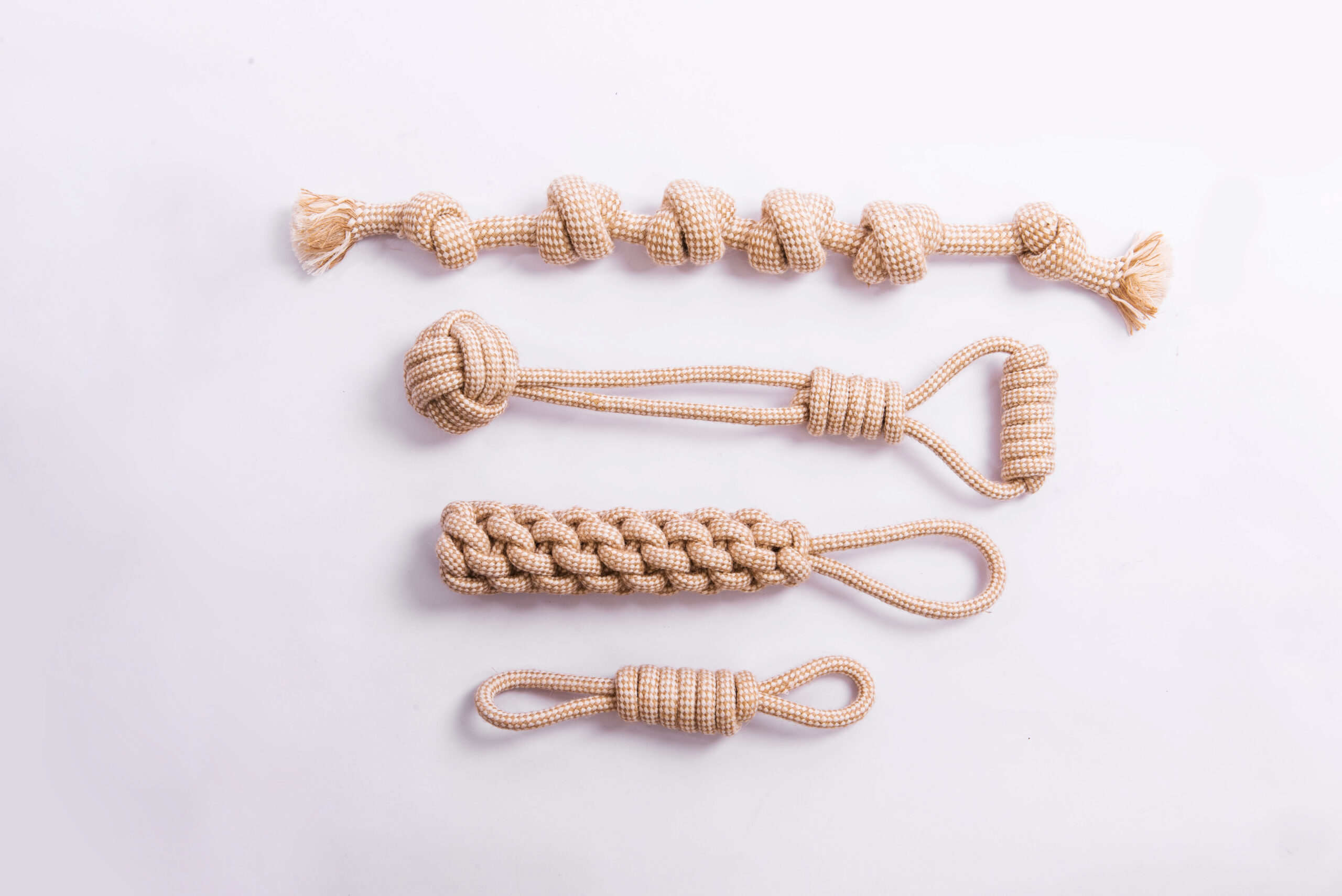 Wholesale Beige Cotton Rope Canine Toys from Producer